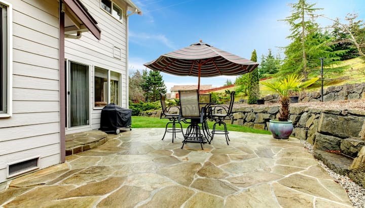 Beautifully Textured and Patterned Concrete Patios in New York City, New York area!